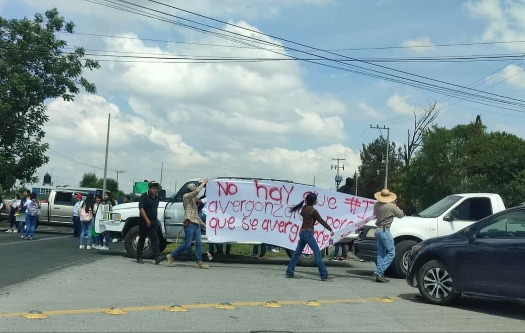 Bloqueos carreteros en Hidalgo hoy 14 de junio.