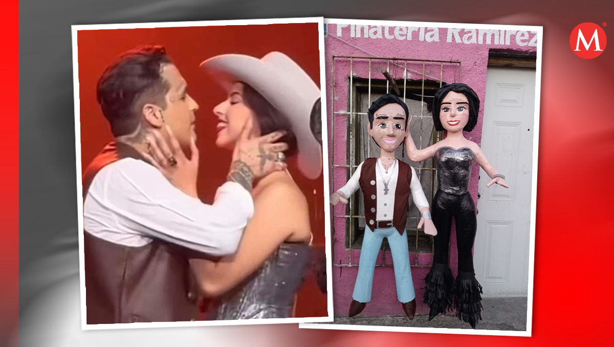 Crean piñatas de Christian Nodal y Ángela Aguilar y redes explotan. (Foto: @piñateriaramirez)