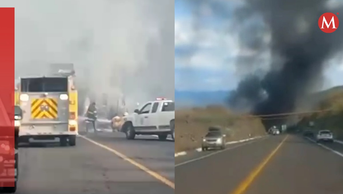 Emergencia en la autopista Siglo XXI: colisión y fuego de tráileres causan caos | Especial
