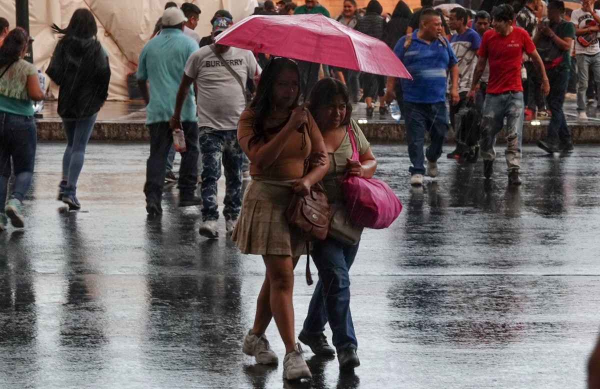 Las lluvias caerán en varias entidades del país durante el fin de semana. | Cuartoscuro