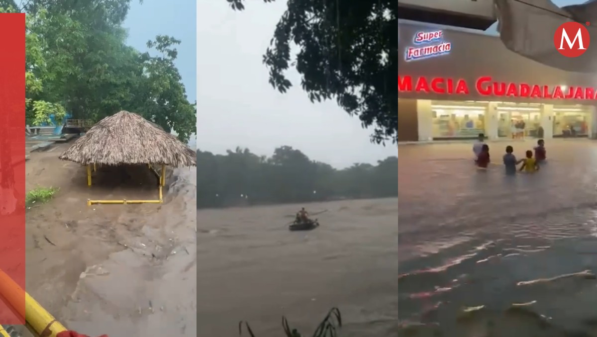 Alerta en Ciudad Hidalgo por desbordamiento del río Suchiate tras fuertes lluvias | Especial