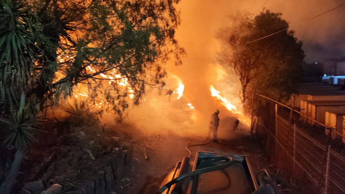 Incendio en Cuautitlán, Izacalli.