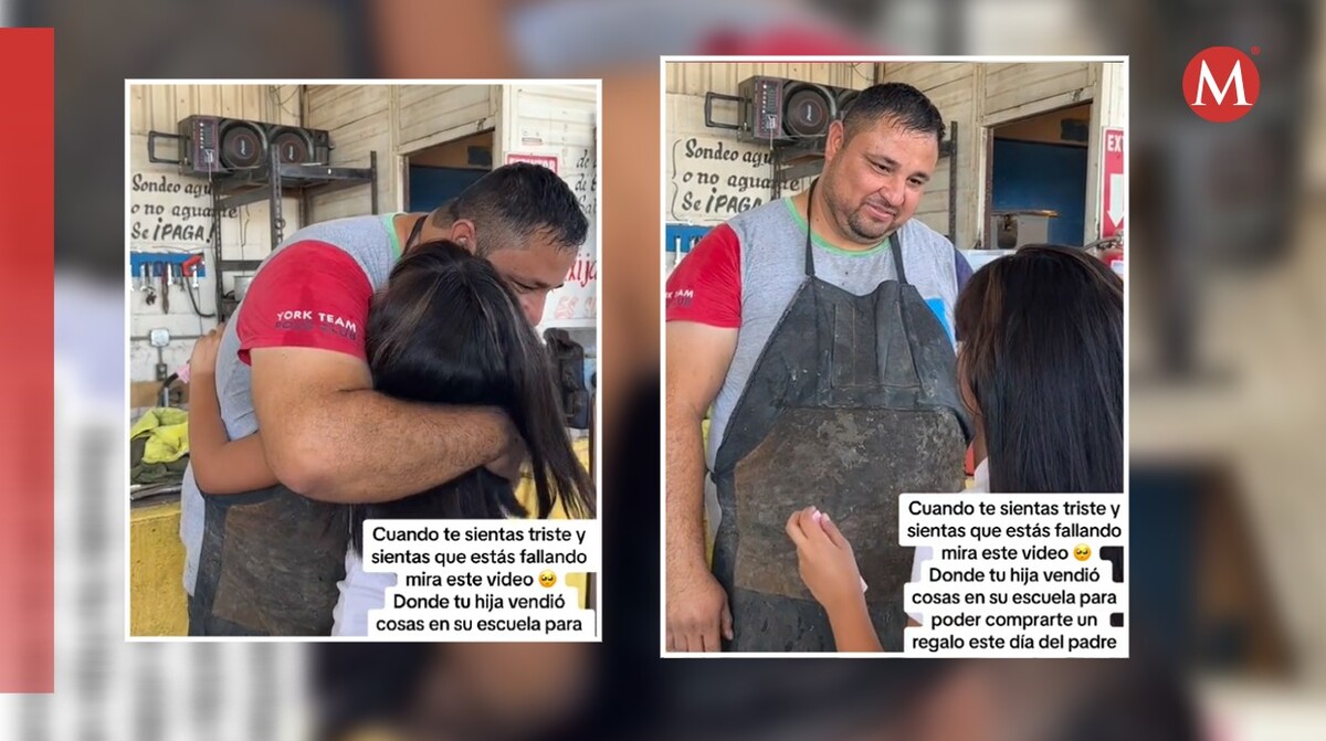 Padre no contiene la emoción tras enterarse que su hija vendió todo para poder comprarle un regalo.