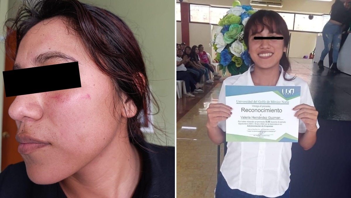 Valeria Hernández, joven presuntamente anexada contra su voluntad, recibió un reconocimiento en la UGM hace unos meses. | Especial