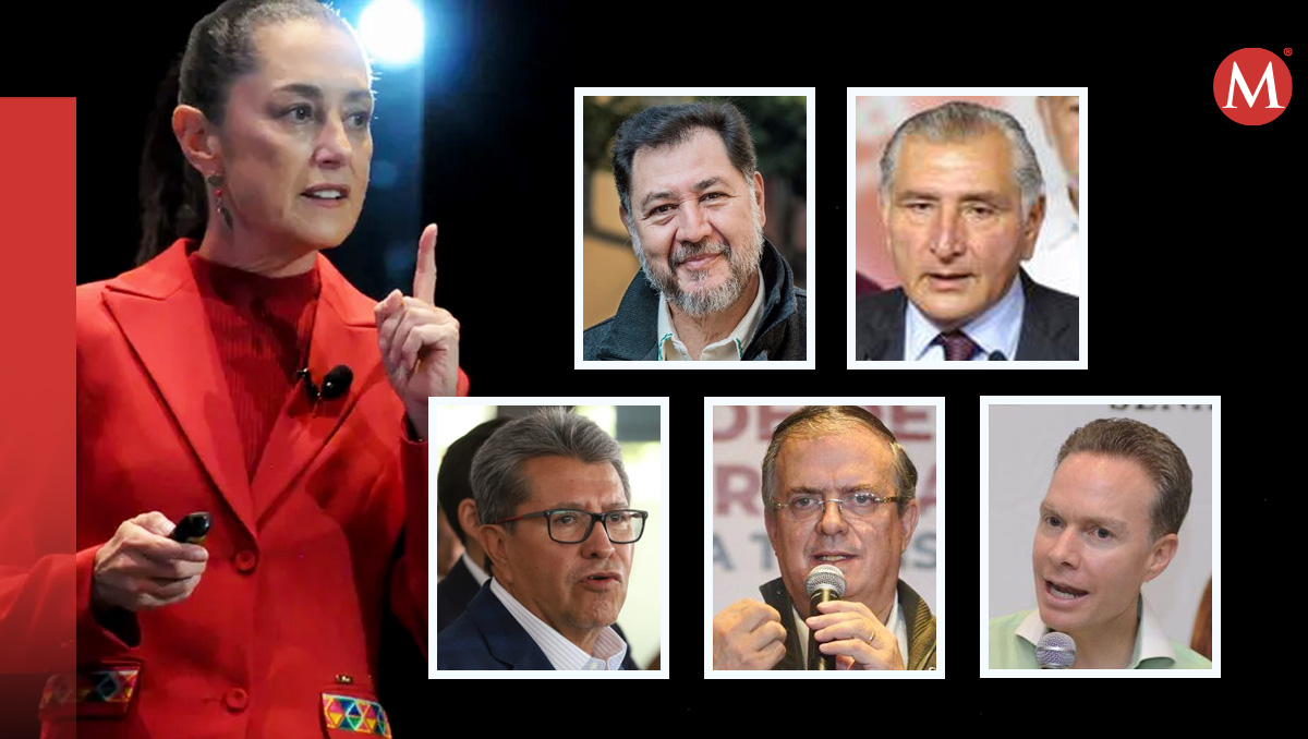 ¿Cuáles son las corcholatas que recibieron un puesto en el gabinete de Claudia Sheinbaum? | Diseño: Mauricio Ledesma