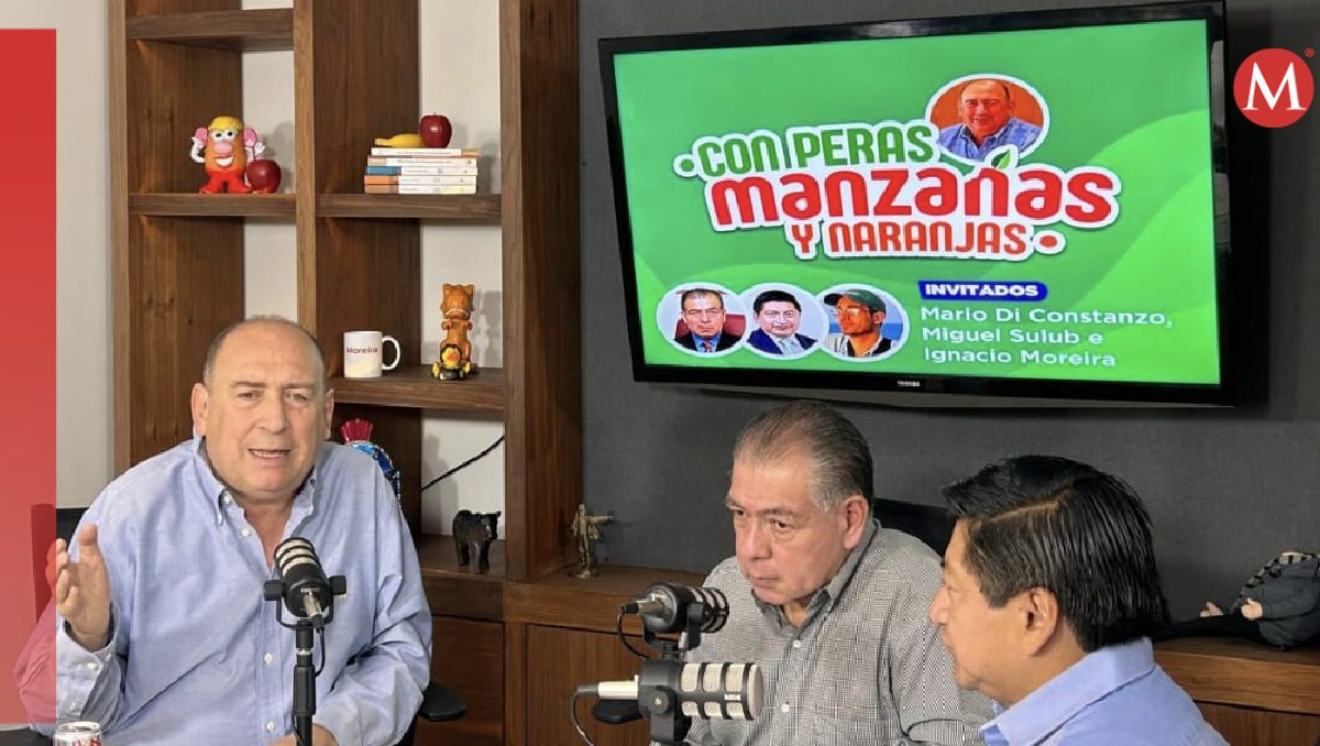 El diputado Rubén Moreira en su programa ‘Con peras, manzanas y naranjas’. | Especial
