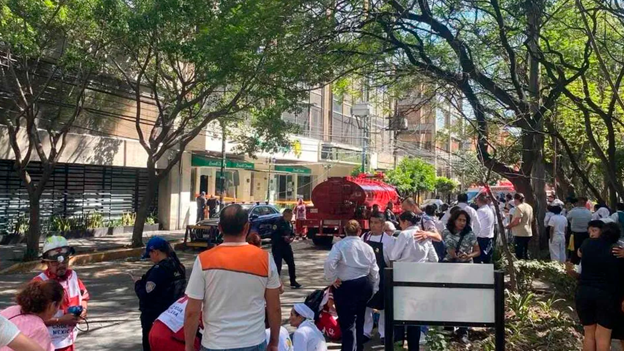 Reportan una explosión de gas en un restaurante de la alcaldía Miguel Hidalgo, Ciudad de México