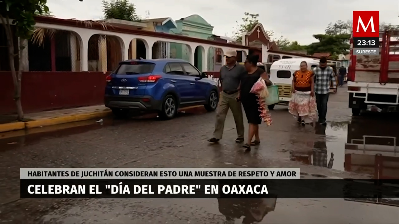 Celebración del Día del Padre en Juchitán, Oaxaca, honrando a los padres difuntos
