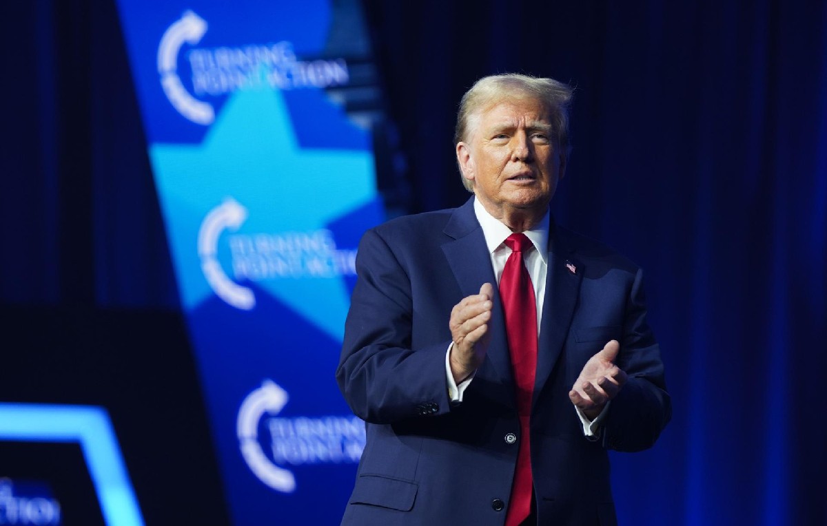 Donald Trump en evento Republicano en Detroit (EFE)