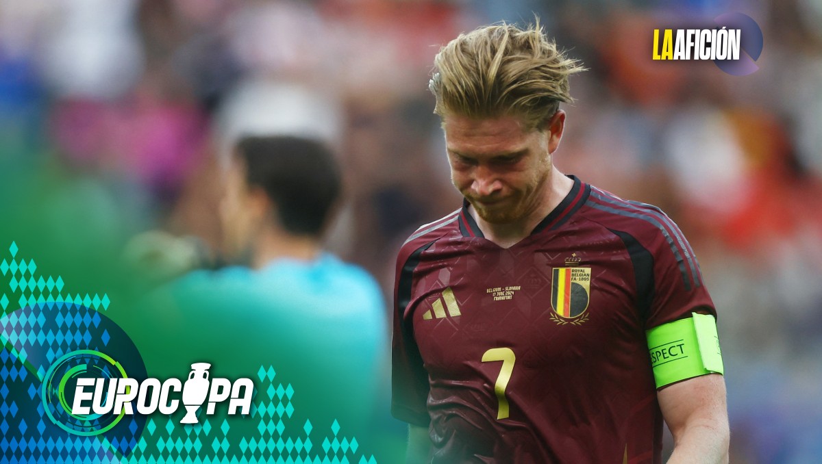 Kevin de Bruyne fue titular con Bélgica en su derrota ante Eslovaquia en la Eurocopa 2024 (Reuters)
