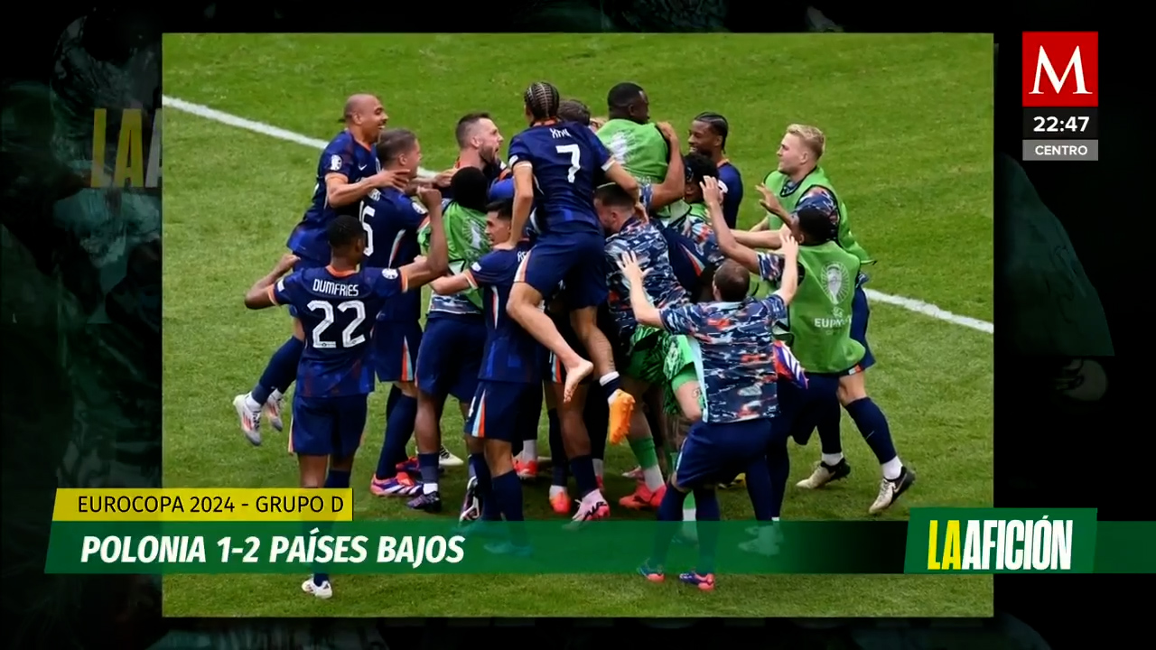 Países Bajos evita sorpresa con remontada ante Polonia en la Eurocopa 2024