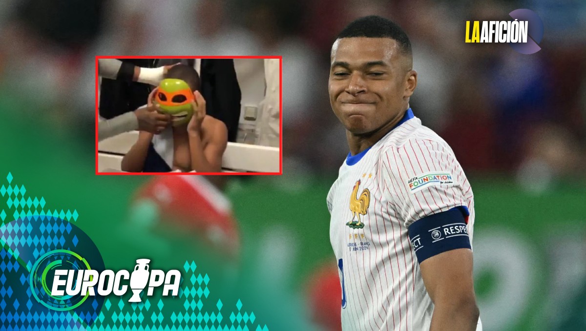 Aficionados piden a Kylian Mbappé usar máscara de Donatello tras su fractura de nariz (Reuters/Especial)