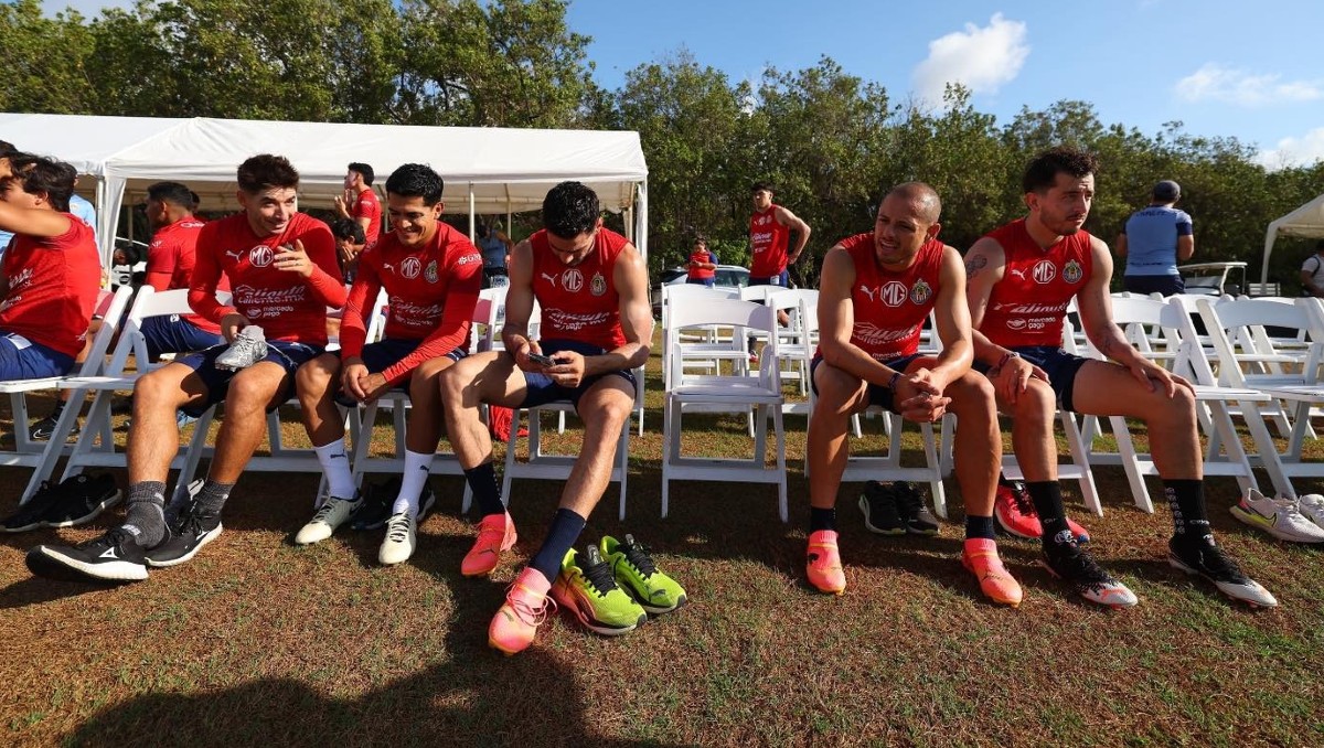 Chivas en trabajos de pretemporada (Cortesía)