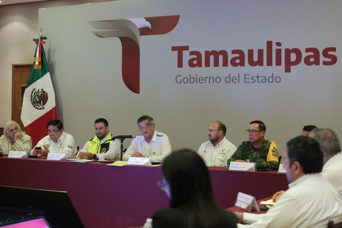 Gobernador de Tamaulipas afirma están listos ante posible llegada de Tormenta Tropical | Especial