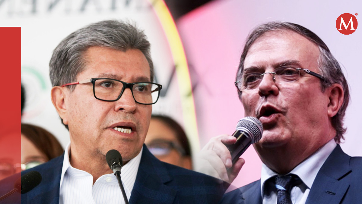 Marcelo Ebrard y Ricardo Monreal. | Diseño: Mauricio Ledesma.