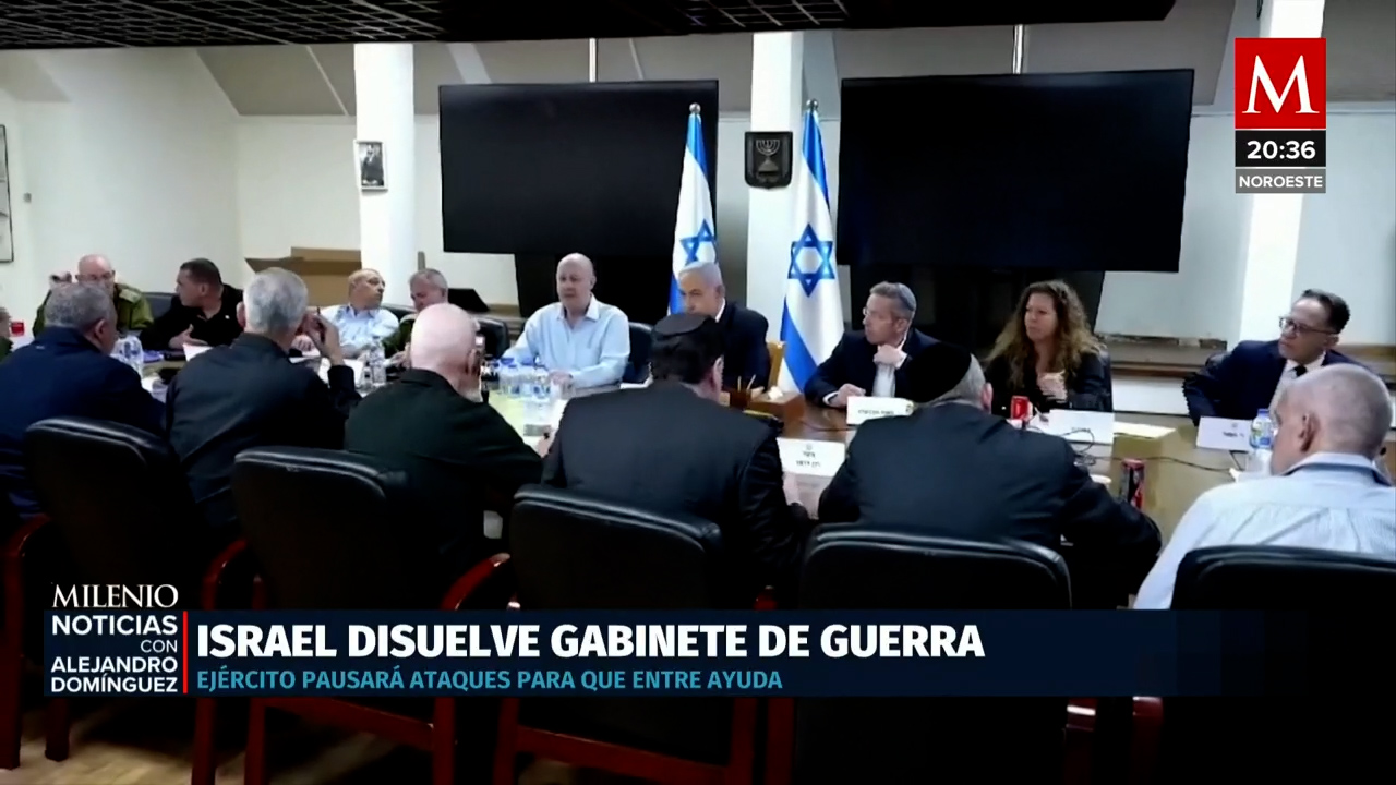 Primer ministro de Israel anuncia disolución del gabinete de guerra