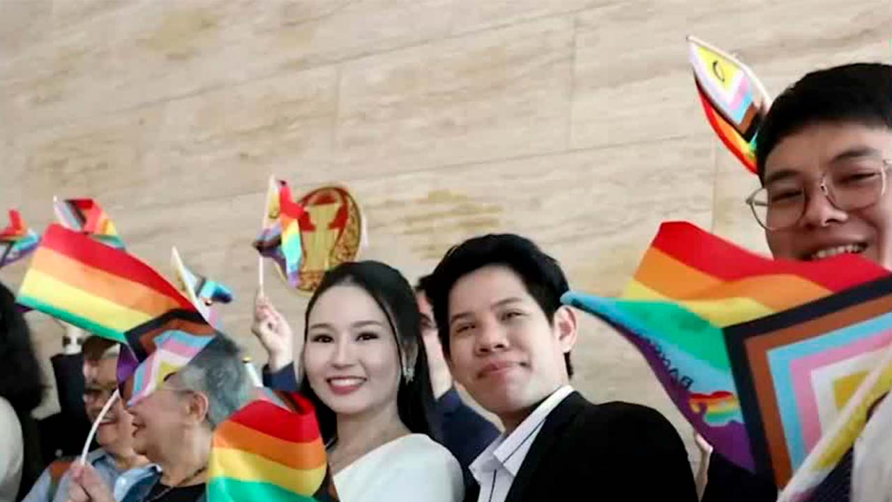 Tailandia se convierte en el primer país del sudeste asiático en legalizar el matrimonio igualitario