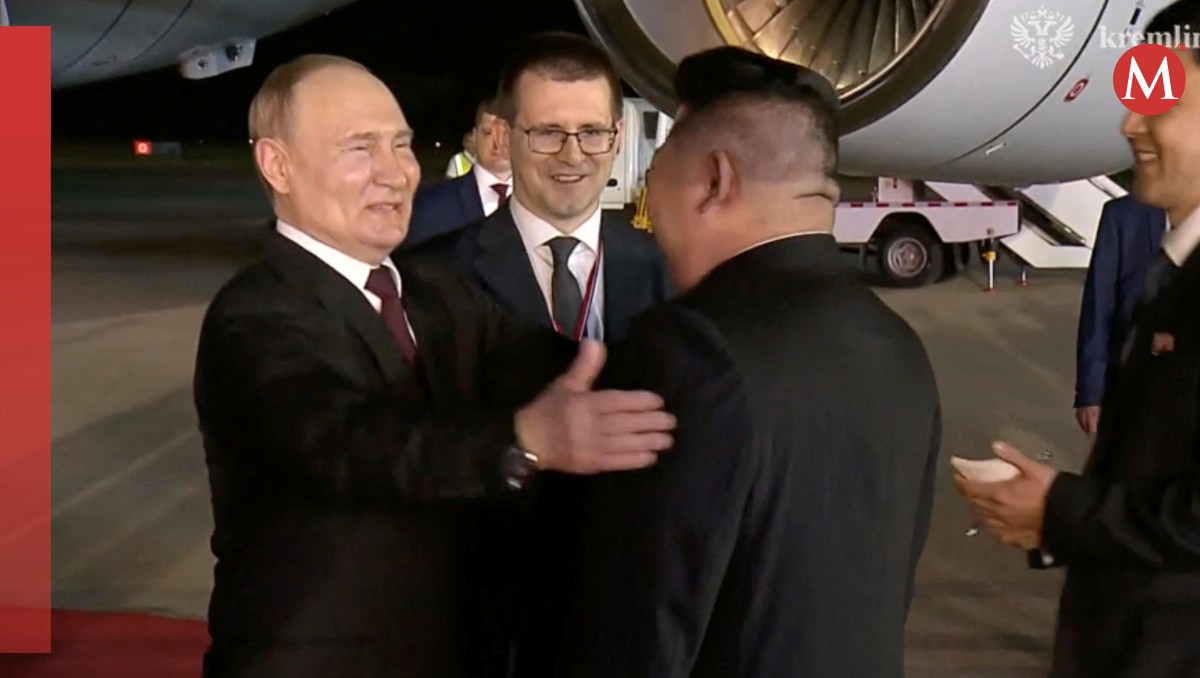 Vladimir Putin fue recibido personalmente por Kim Jong-Un. | Reuters