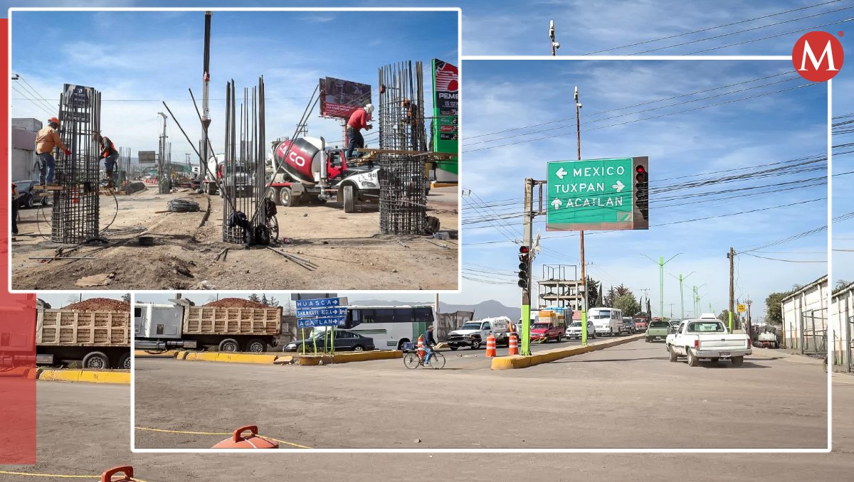 Cierre carretero por obras del Multidistribuidor Vial Tuxpan-Jaltepec
