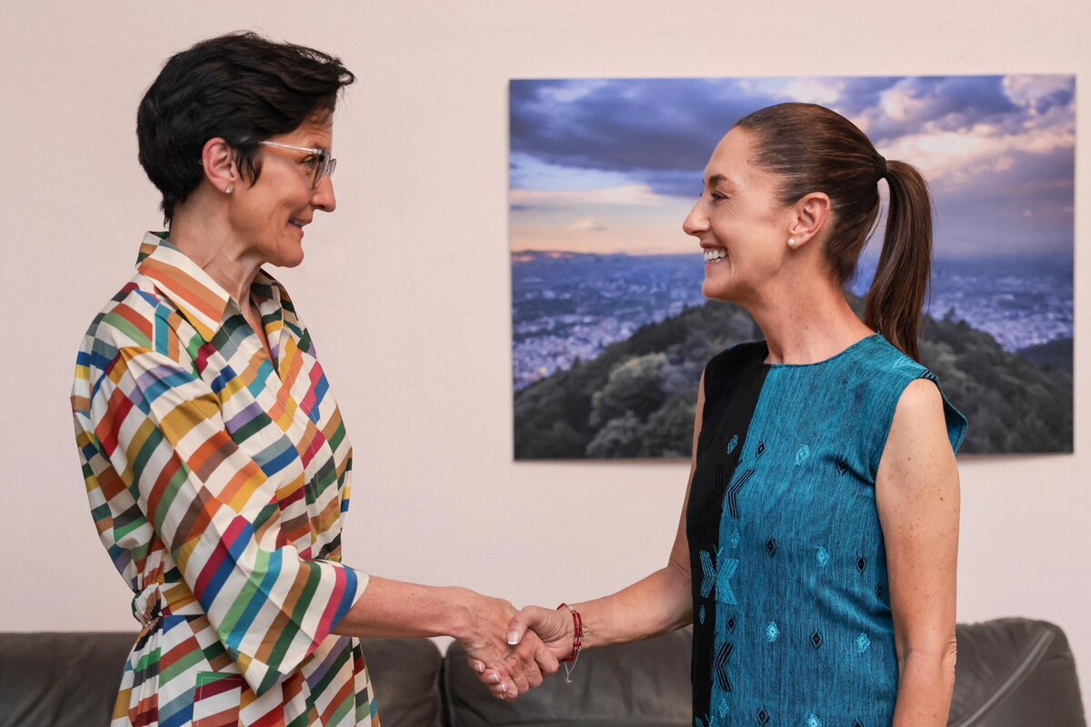 Claudia Sheinbaum se reunió con Jane Fraser. | X