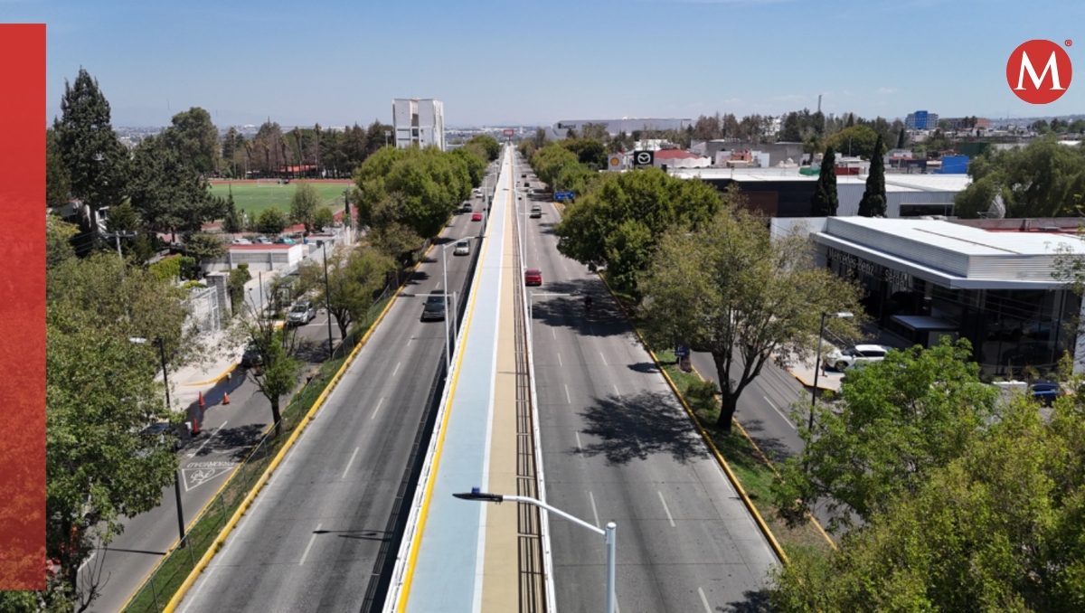 Concluye remodelación de ciclopista bulevar Hermanos Serdán en Puebla | Carlos Morales