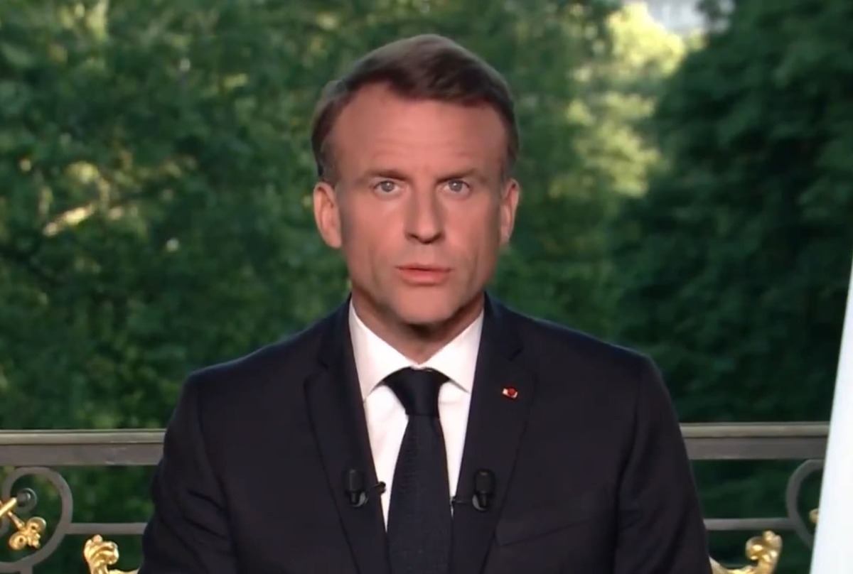 Emmanuel Macron en comunicado tras disolver la Asamblea Nacional | Foto: X/@EmmanuelMacron
