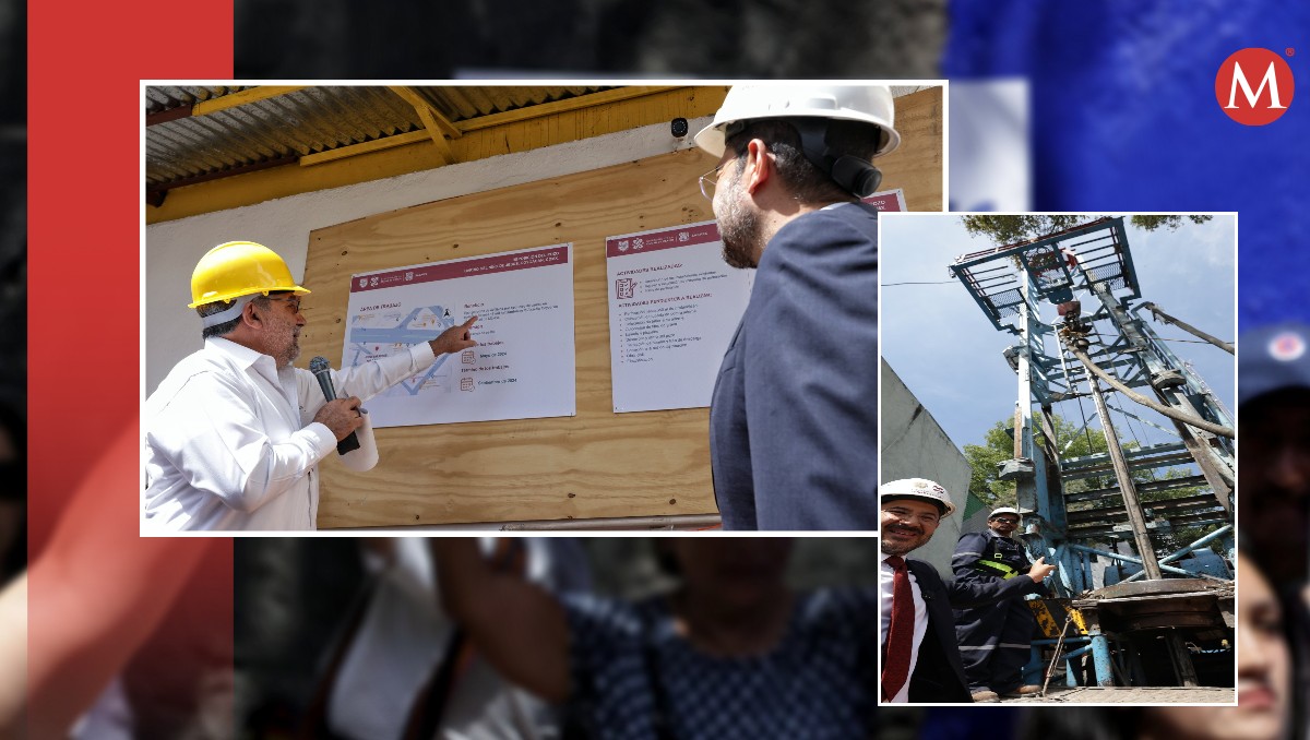 Una vez en funcionamiento, el pozo aportará 40 litros por segundo a la comunidad. (Fotos: X  @martibatres)