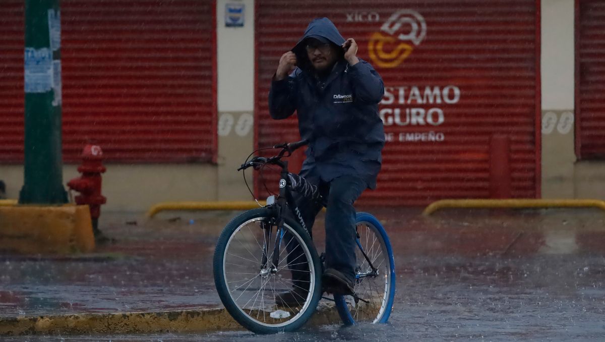 Lluvias en Nuevo León. Jorge López