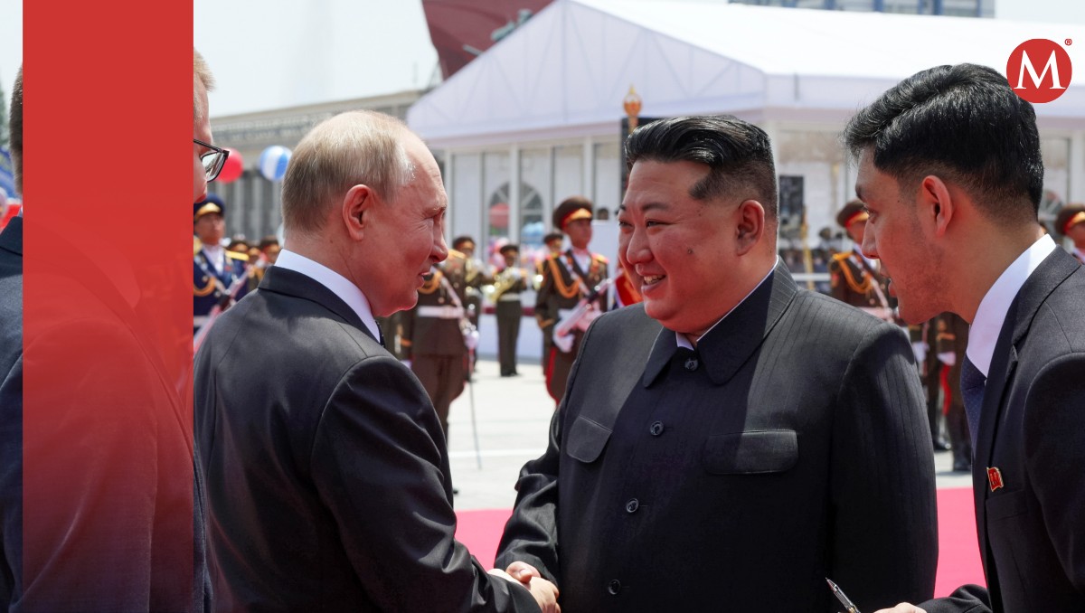 El presidente de Rusia, Vladímir Putin, y el líder de Corea del Norte, Kim Jong Un | AP