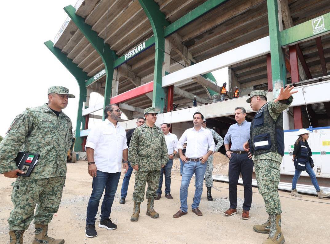 Los trabajos de renovación están a cargo de elementos de la Secretaría de la Defensa Nacional (Sedena). | Especial