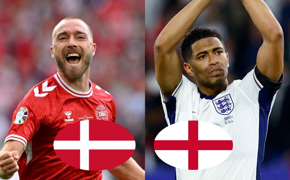 Dónde ver EN VIVO Dinamarca vs Inglaterra. Jornada 2 Grupo C Eurocopa 2024 (Reuters)