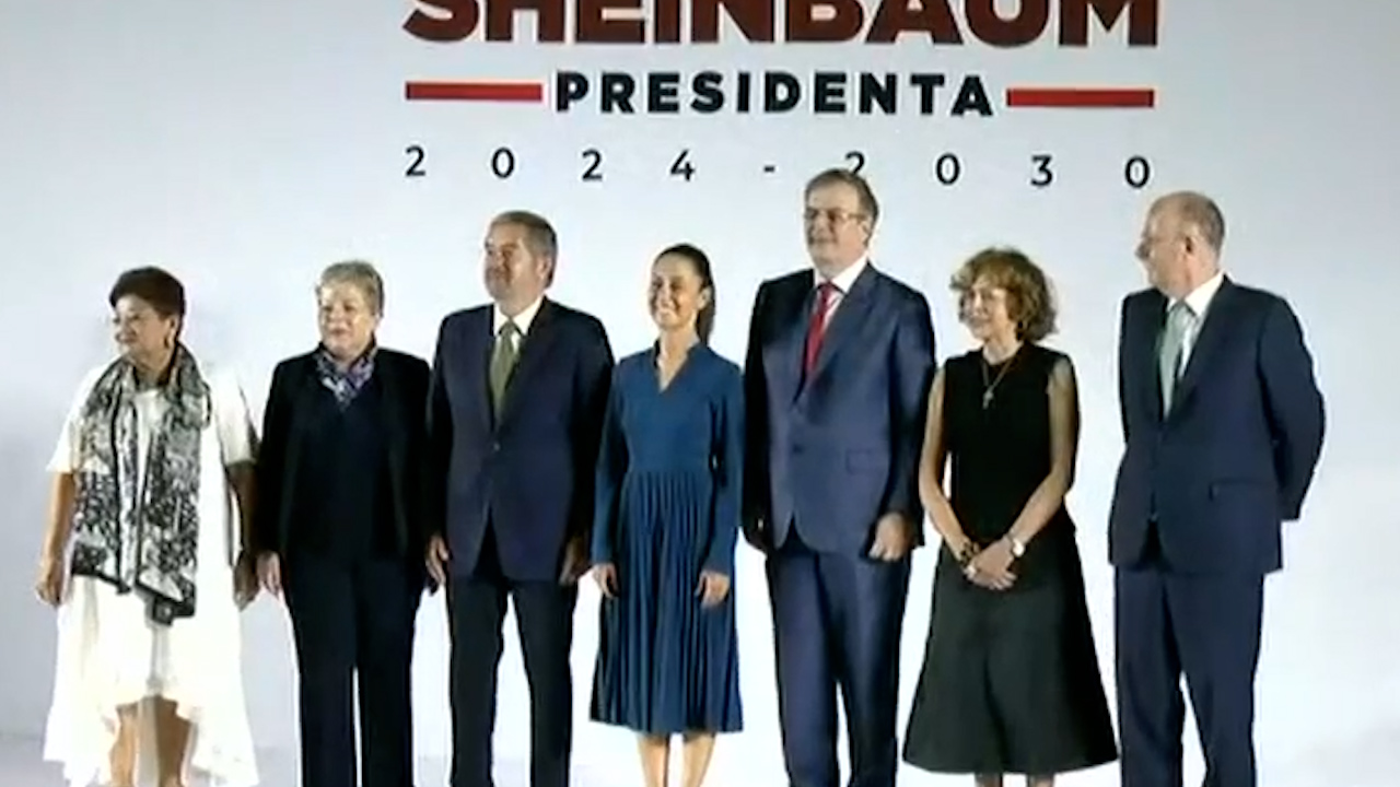 Claudia Sheinbaum presenta a su gabinete presidencial