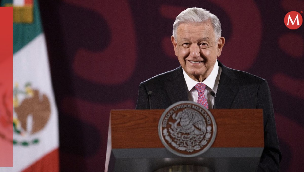 Conferencia de prensa del presidente López Obrador hoy en Palacio Nacional. | Cortesía