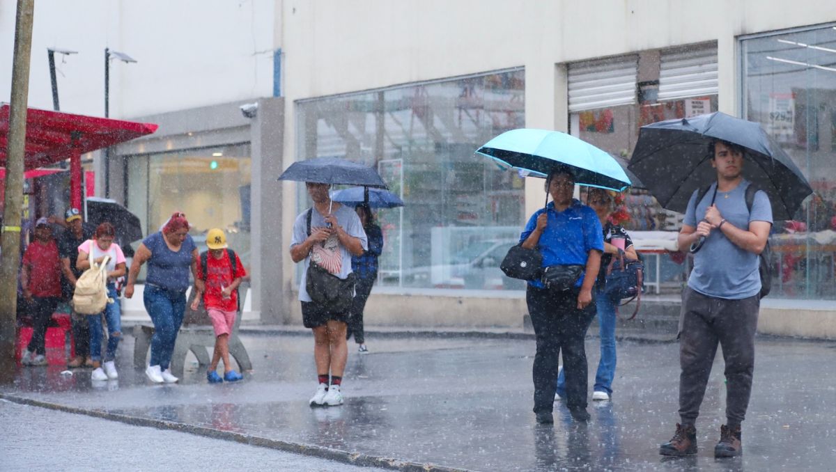 Lluvias en Nuevo León. Jorge López