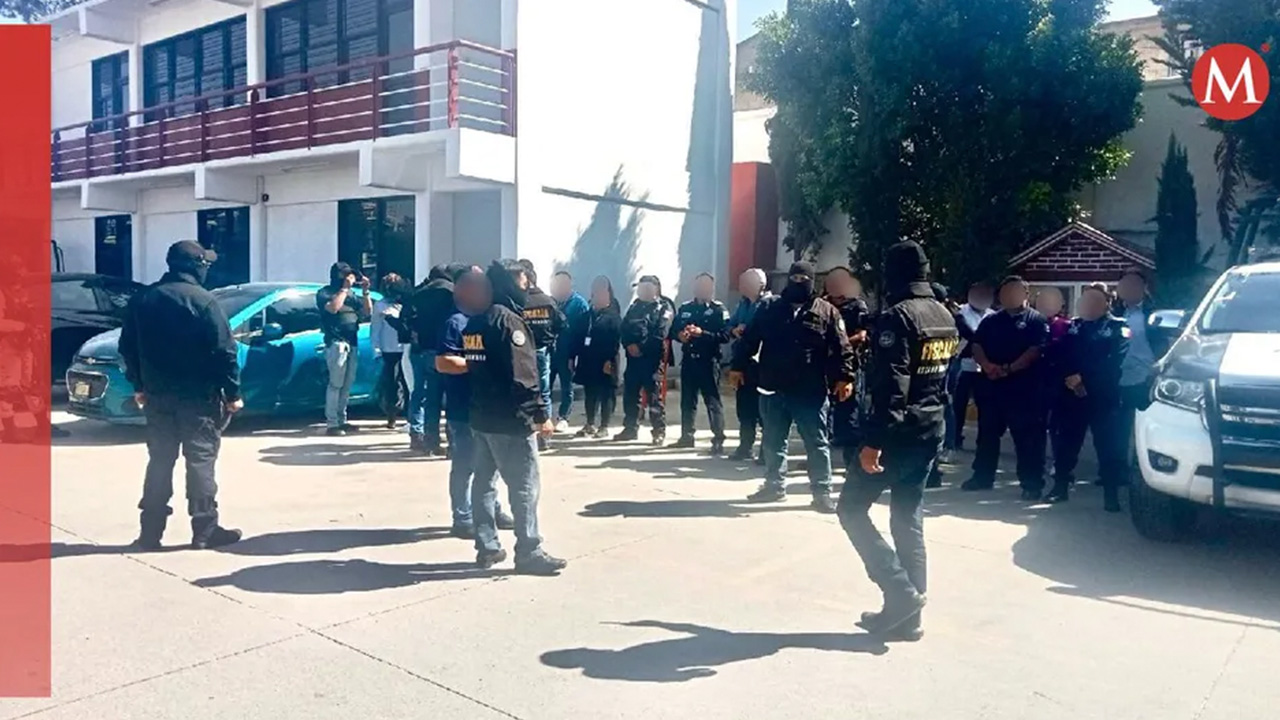 Mantienen investigaciones de los elementos policiacos detenidos por vínculo con el CJNG