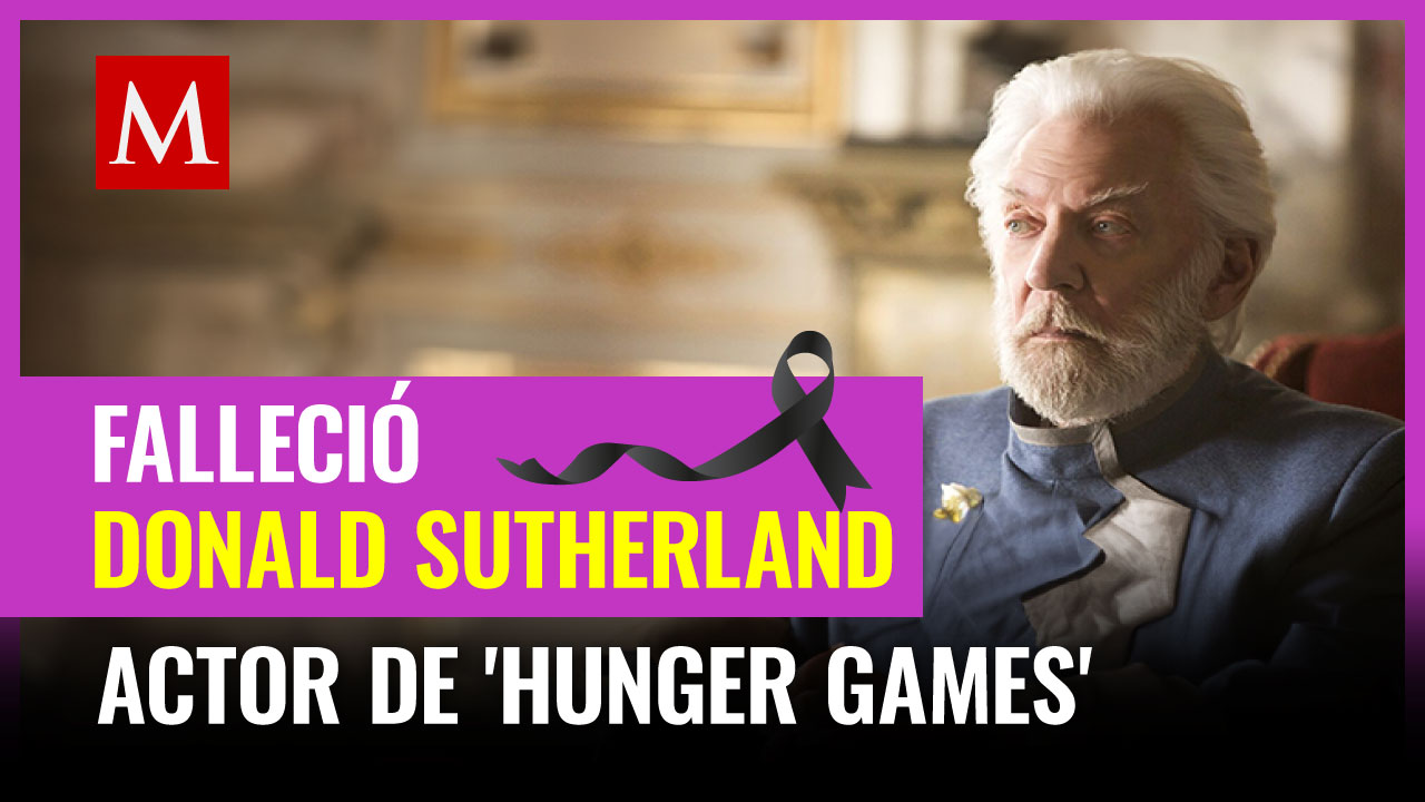 Muere el actor Donald Sutherland, conocido por "The Hunger Games"