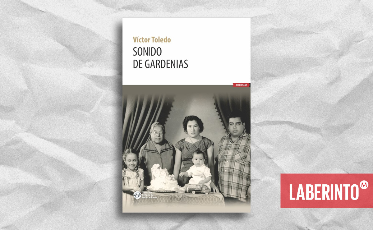 Portada de 'Sonido de gardenias', de Víctor Toledo. (BUAP)