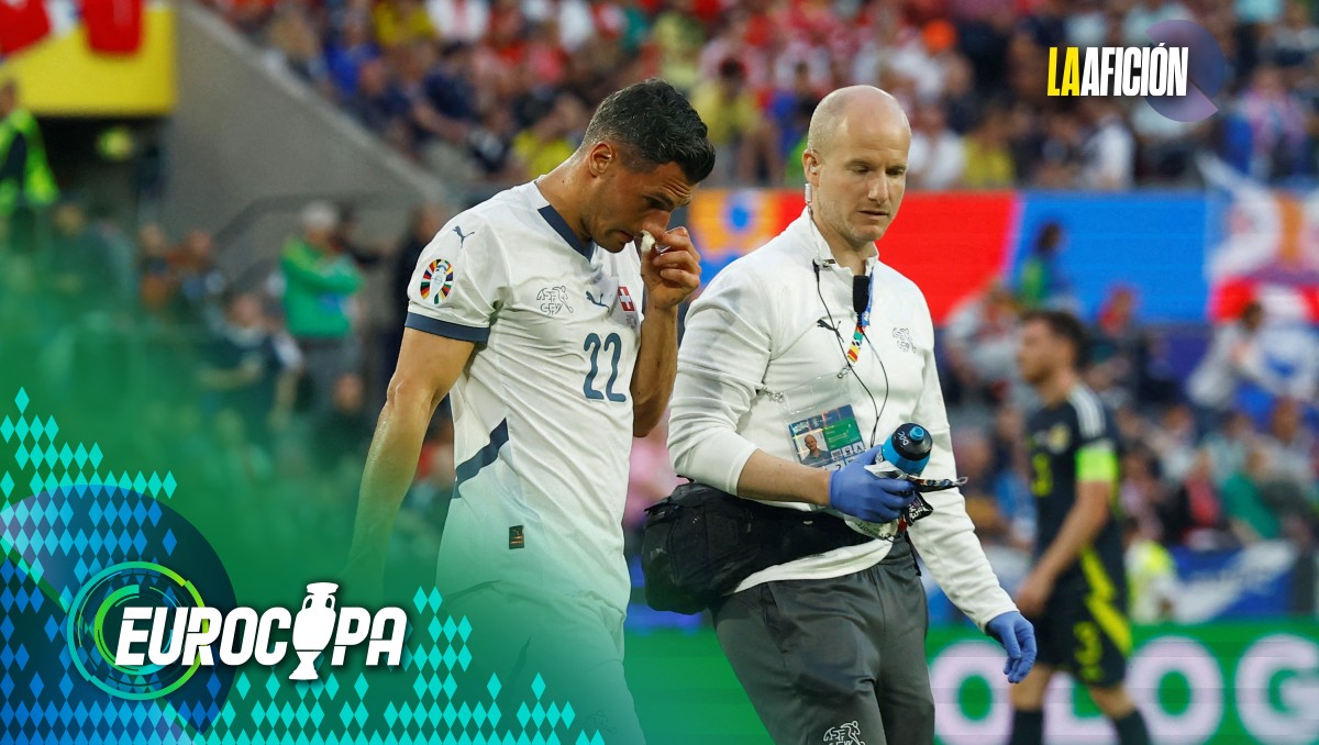 El suizo, Fabian Schär sufre una fractura en la nariz (Reuters)