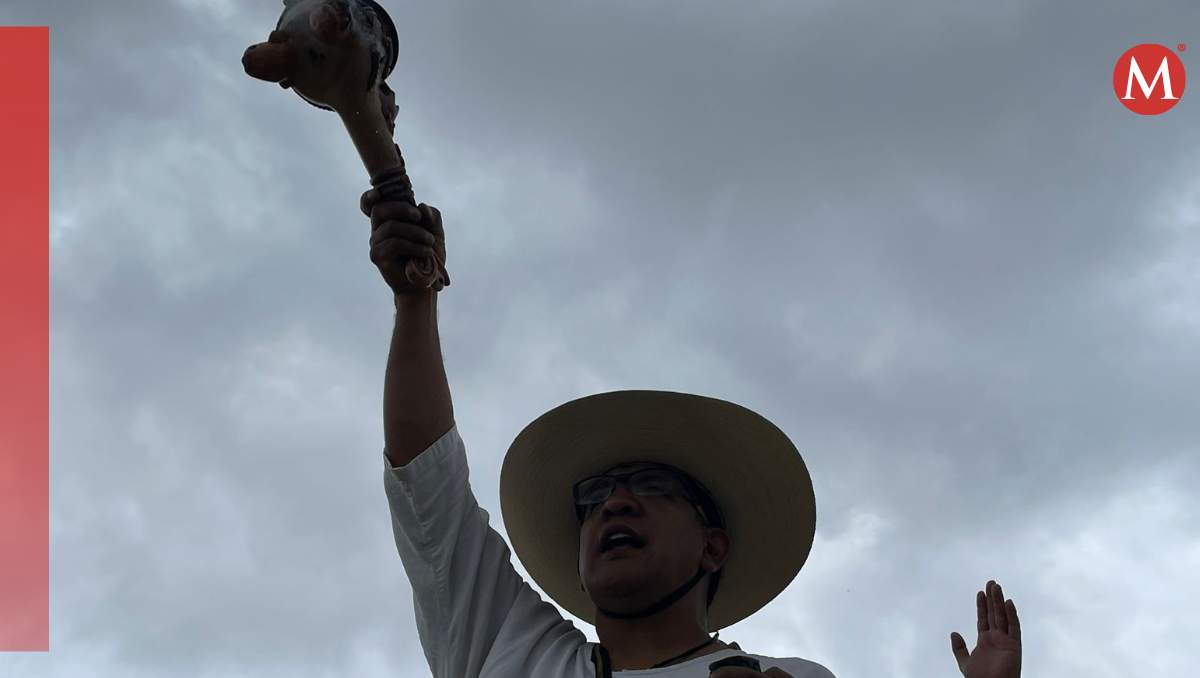 En zona arqueológica de Tenango del Valle realizaron la ceremonia denominada “la fiesta de segundo acuerdo del sol”| Bernardo Jasso