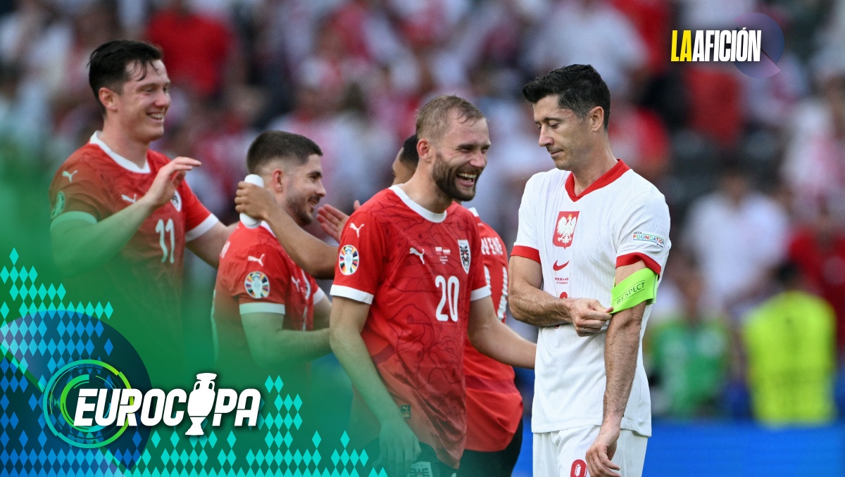 Austria deja a la Polonia de Lewandowski al borde de la eliminación en la Eurocopa 2024