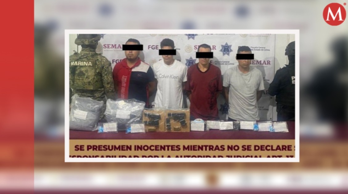 Le detención fue realizada por la Secretaría de Seguridad Pública de Colima.