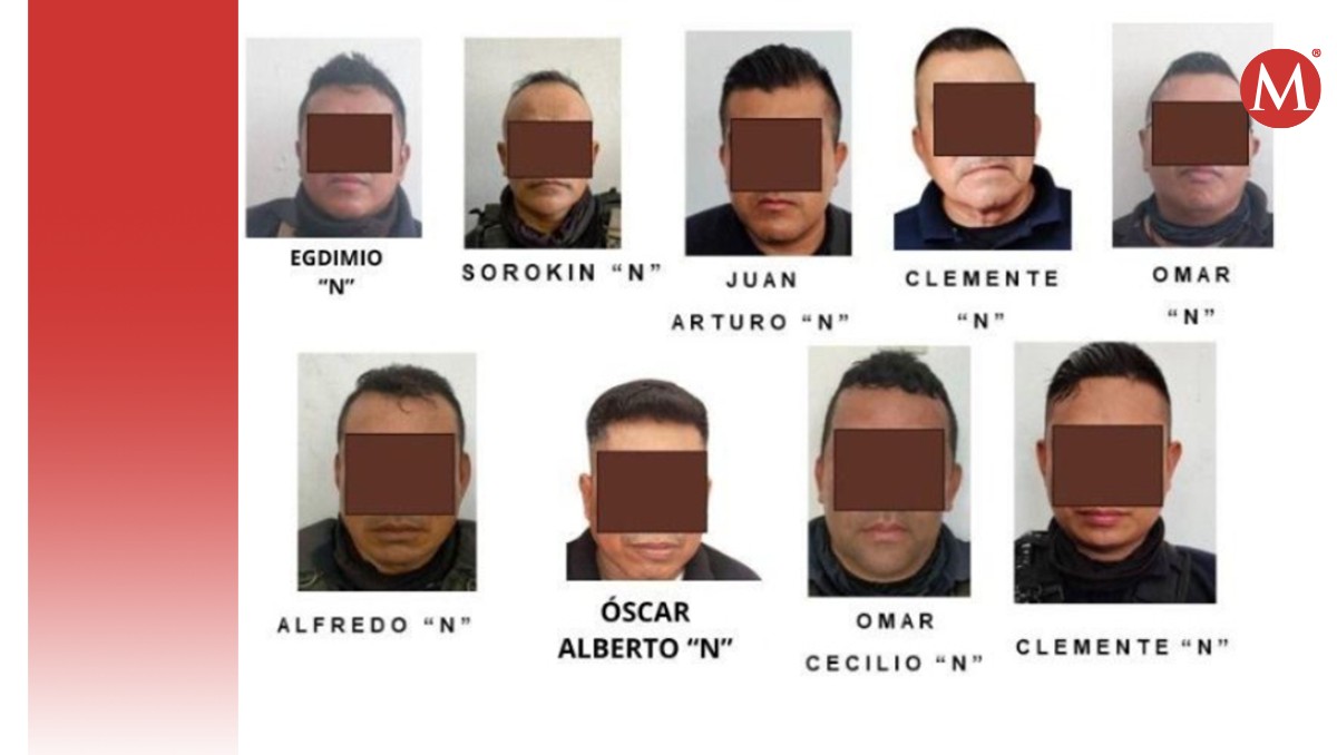 Los detenidos son probables responsables del delito de homicidio doloso calificado. (Foto: FGE Veracruz)