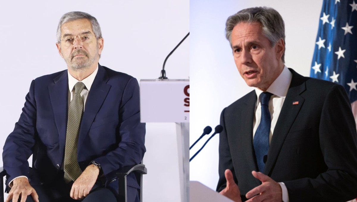 Juan Ramón de la Fuente y Antony Blinken. | Especial