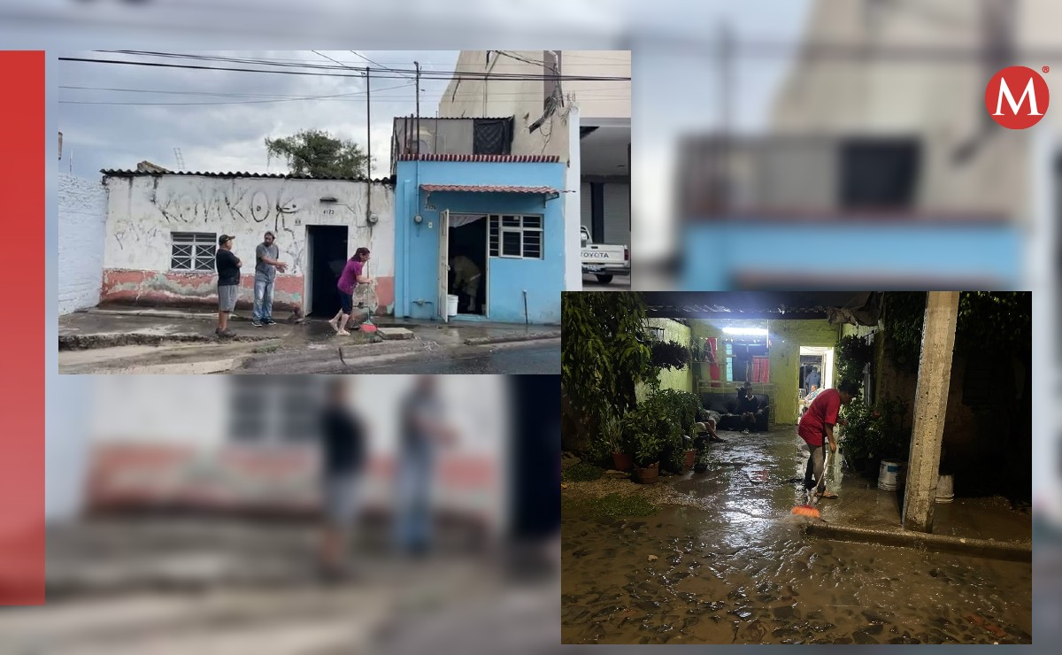 Primeras lluvias en el AMG dejan encharcamientos e inundaciones (Cortesía)