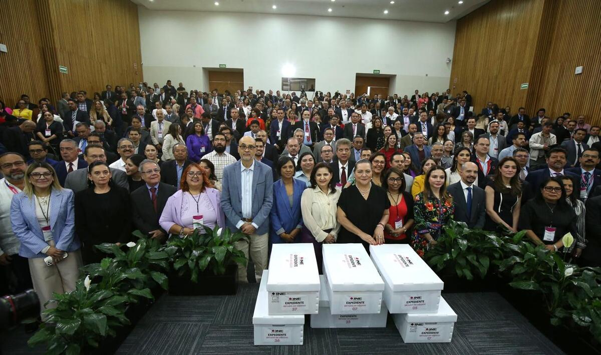 Tribunal Electoral recibe últimos paquetes de cómputos electorales. | Especial