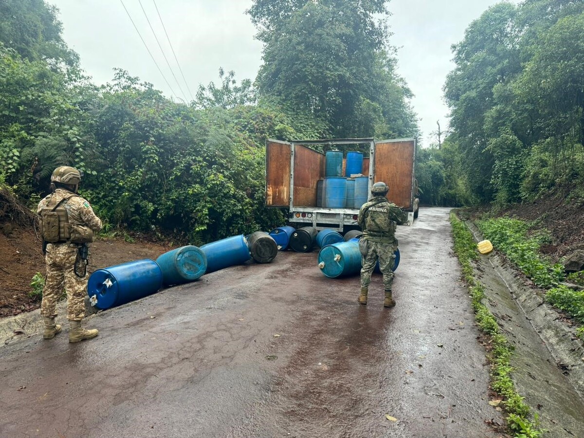 En total contabilizaron mil 600 litros de combustible. (Foto: especial)