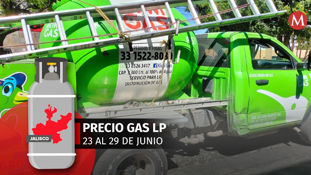 Pipa de gas atiende pedidos en Jalisco (Foto: Salvador Romero | Diseño: Milenio)