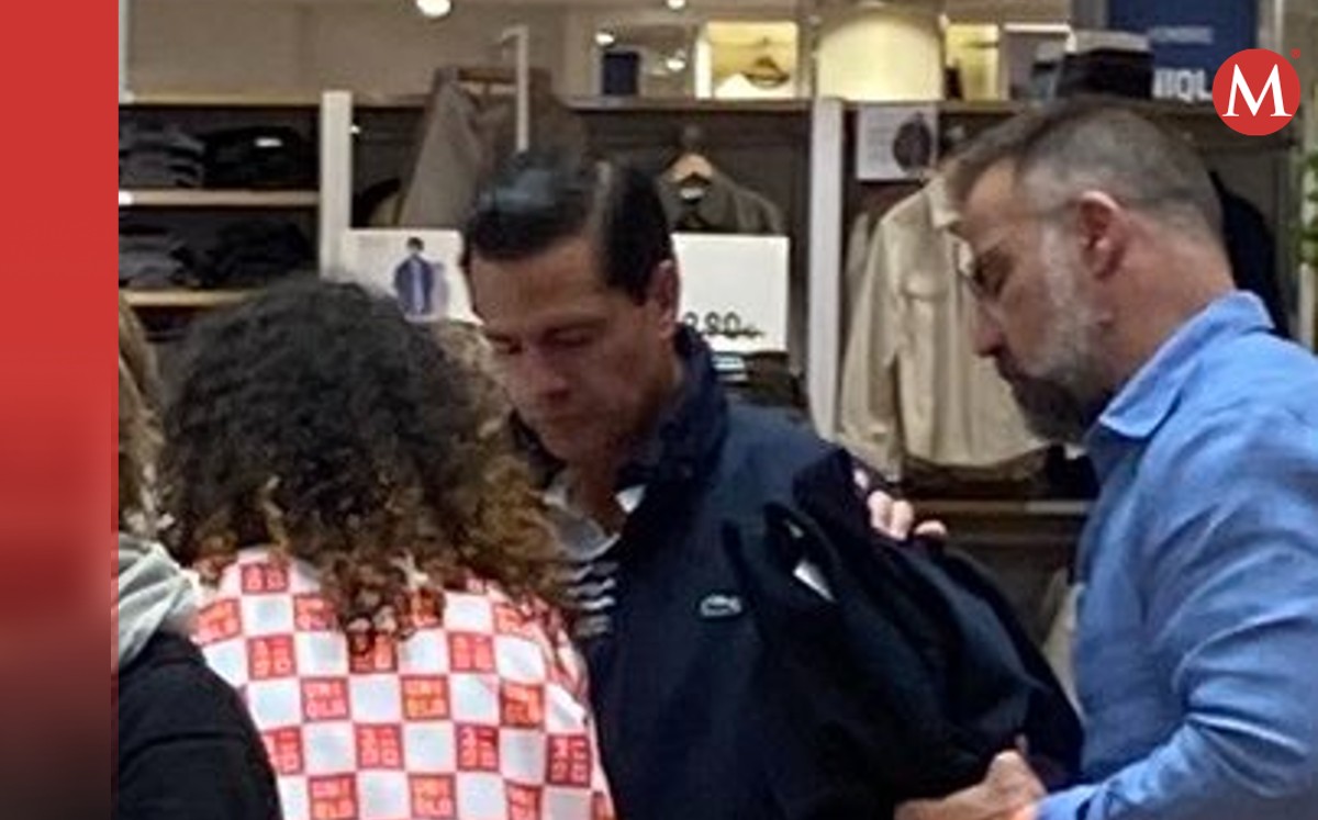 Enrique Peña Nieto es captado en Madrid, España. | Foto: @FerContrerasss