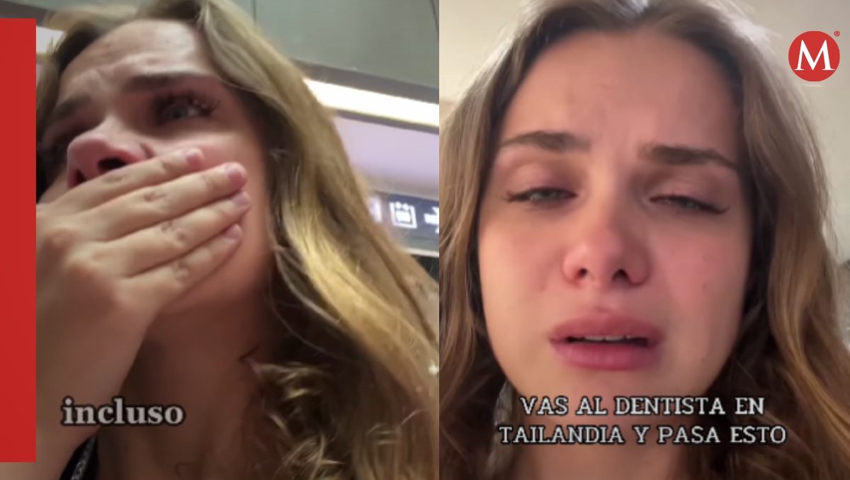 Influencer llora al blanquear sus dientes