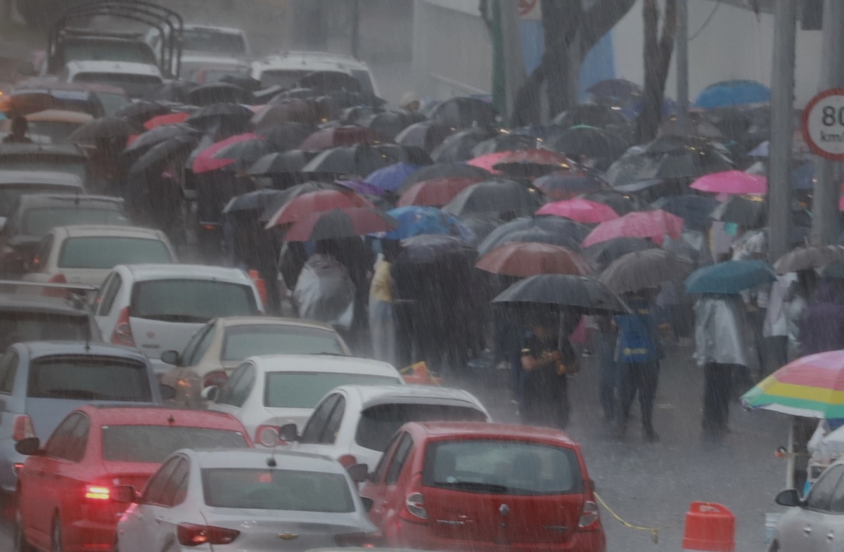 Lluvia en Ciudad de México. | Javier Ríos